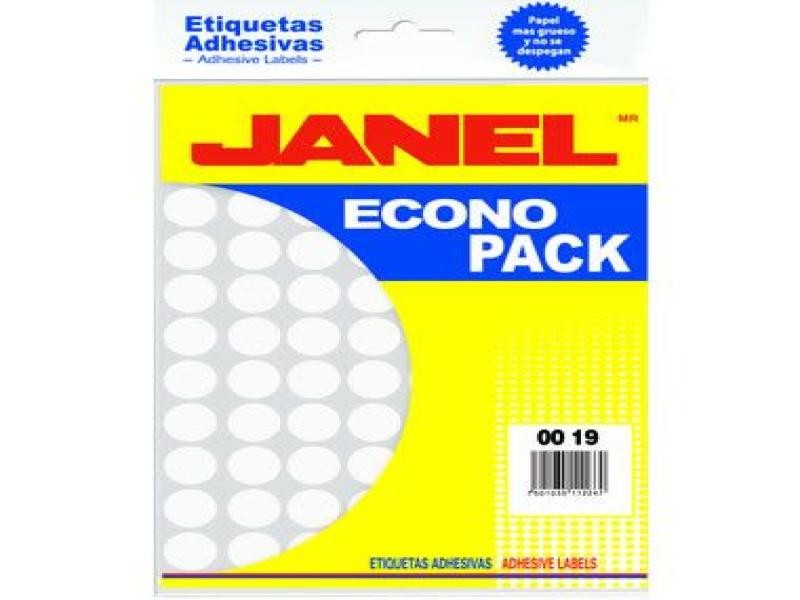 ETIQUETA ADH. BCA. JANEL 00X19 28 PAQ.C20H. E.20