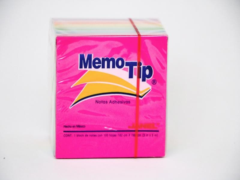 NOTAS ADH. 3X3 MEMOTIP CUBO 400H. FLUOR C.36