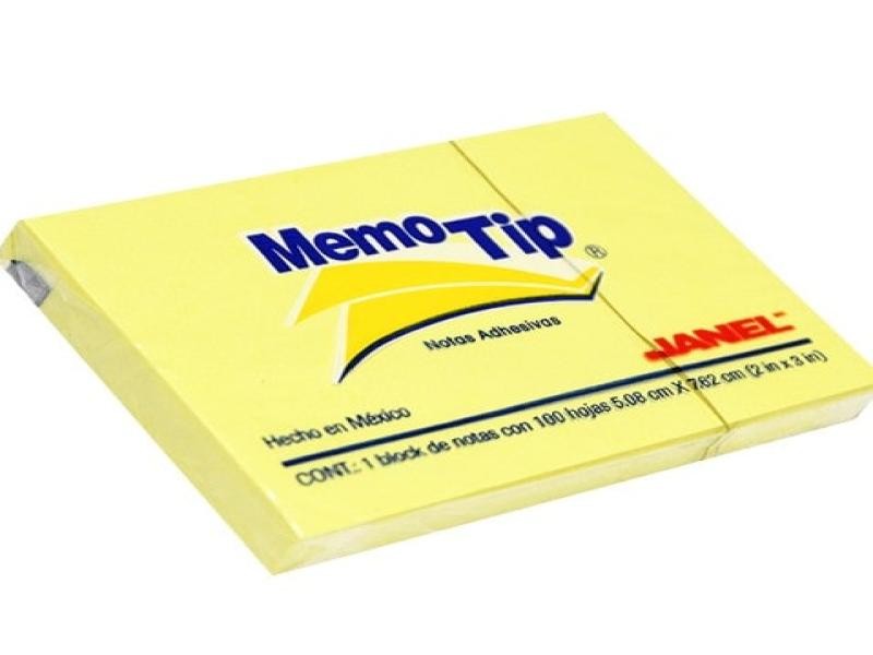 NOTAS ADH. 2X3 MEMOTIP 56 100H. AMARILLO C.192