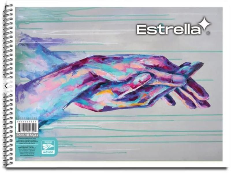 BLOCK DIBUJO CPROT.ESTRELLA 0049 10H.32X23 CM. C.84