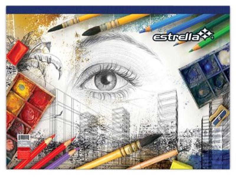 BLOCK DIBUJO CONSTRUCTIVO ESTRELLA 0041 20H. 35X50 C.16