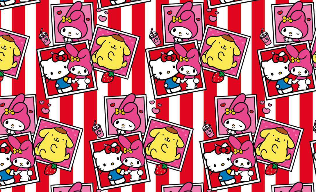 PAPEL COUCHE HELLO KITTYKUROMI GRANMARK 50X70 CM. E.25