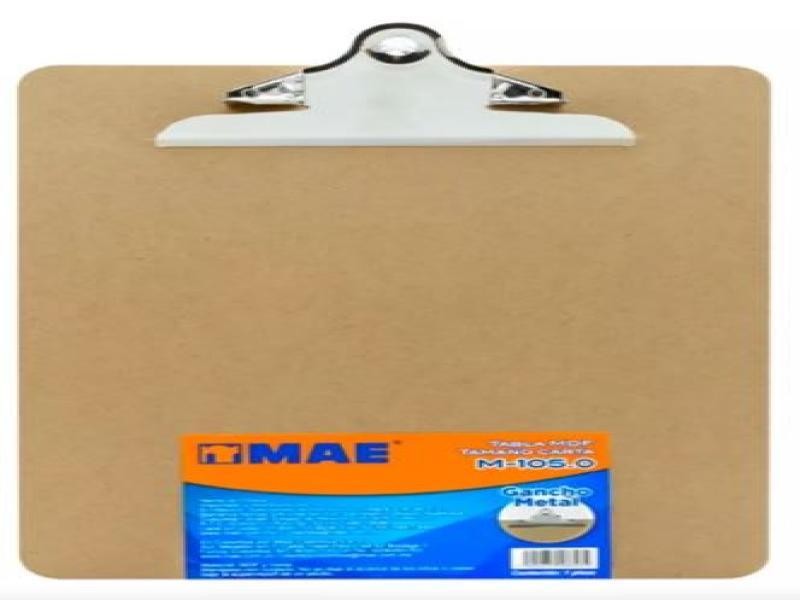 TABLA AGARRAPAPEL MAD. CTA. M1050 GANCHO METAL E.12 C.48