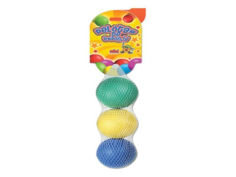 PELOTA ESPONJA 2 12 SATELITE RED C3 PZAS. C.36