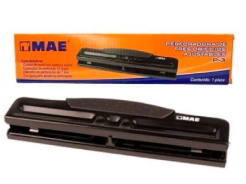 PERFORADORA 3 ORIF. MET. AJUST. MAE P3 10H. NGO. E124
