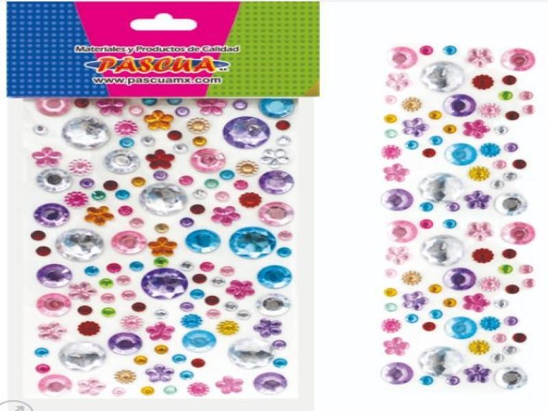 PIEDRAS MIX SURT. PLAST. CADH. PASCUA BL.C140PZ 12144