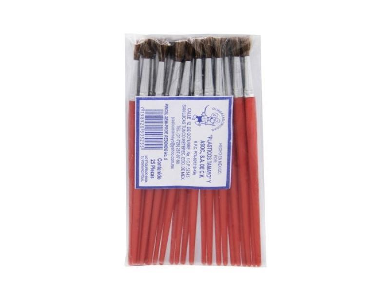 PINCEL PLASTICO SEMIPROFESIONAL 5 TAMAYO ROJOE25C1500