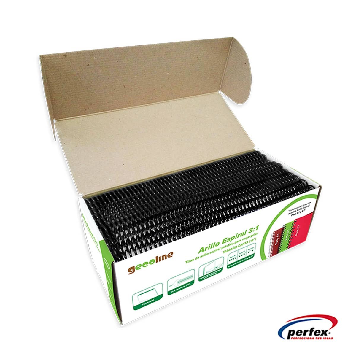 ARILLO PLAST. ESPIRAL 3:1 32MM NGO. PERFEX CJ.C27 C.8
