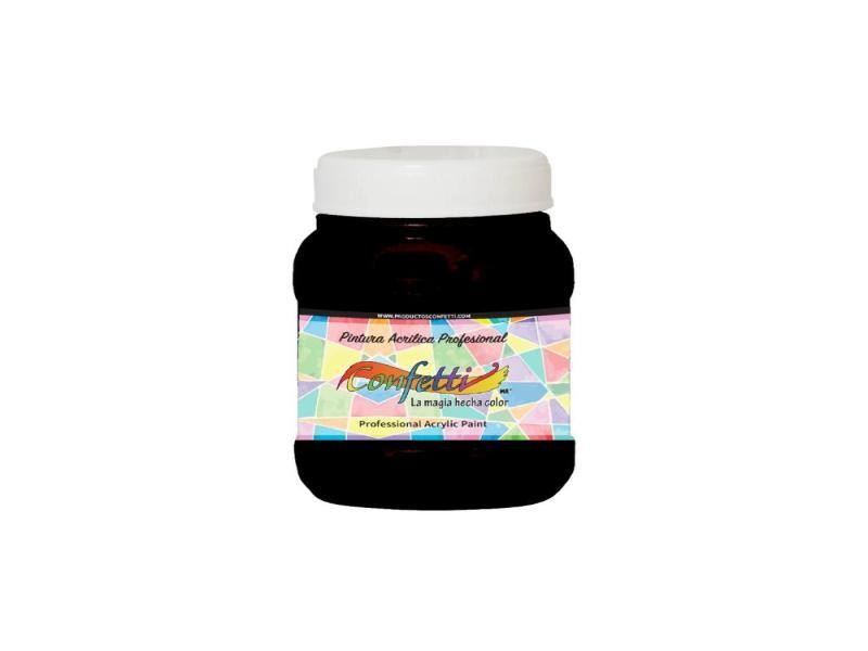 PINTURA ACRILICA CONFETTI 100ML. NEGRO 139 C.12