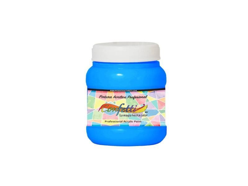 PINTURA ACRILICA CONFETTI 100ML. AZUL CIELO 128 C.12
