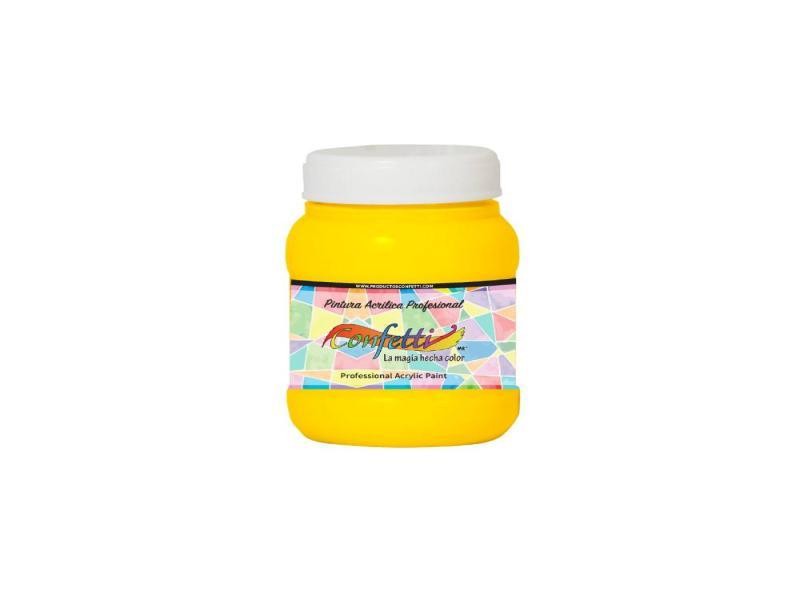 PINTURA ACRILICA CONFETTI 100ML. AMARILLO 111 C.12