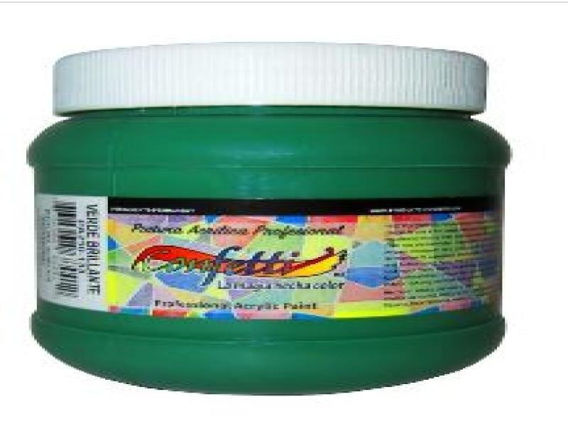 PINTURA ACRILICA CONFETTI 250ML. VERDE BRILLANTE 133 C.6