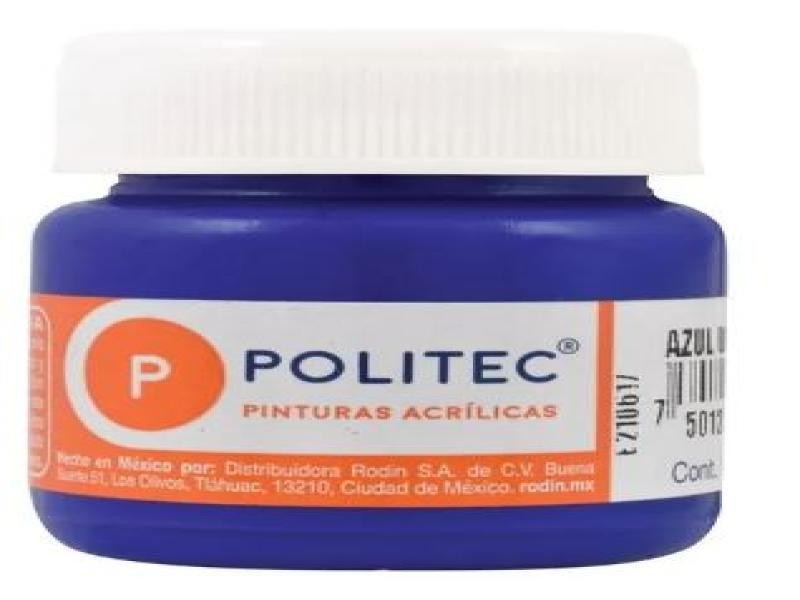 PINTURA ACRILICA POLITEC 30ML. AZUL ULTRAMAR 315 E15 C90