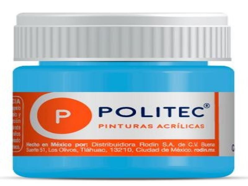 PINTURA ACRILICA POLITEC 30ML. AZUL PASTEL 316 E15 C90