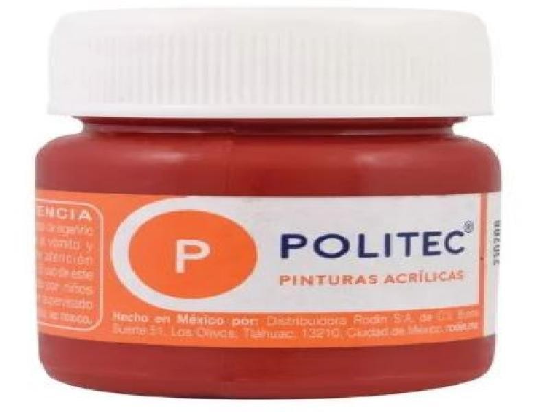 PINTURA ACRILICA POLITEC 30ML. CARMIN 319 E.15 C.90