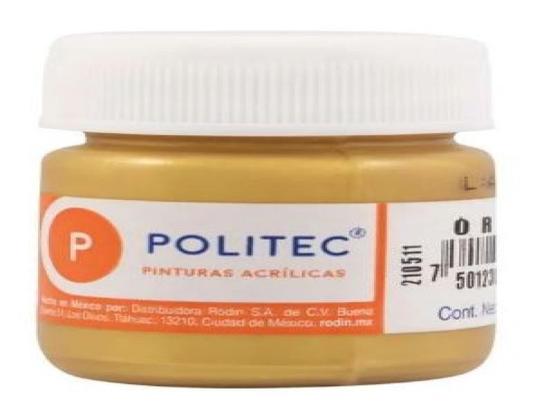 PINTURA ACRILICA POLITEC 30ML. ORO 700 E.15 C.90