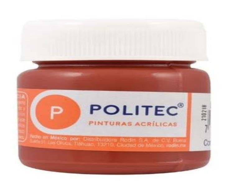 PINTURA ACRILICA POLITEC 30ML. ROJO OXIDO 305 E.15 C.90