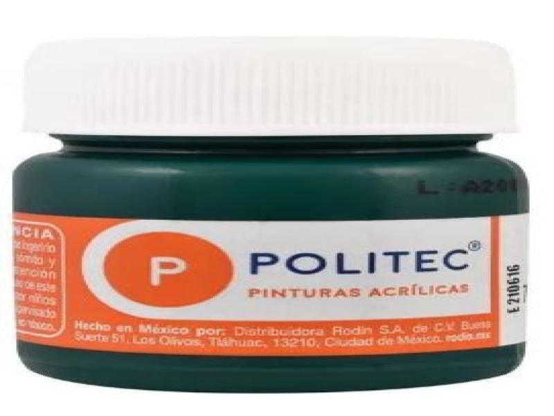 PINTURA ACRILICA POLITEC 30ML. VDE. OBSC 306 E.15 C.90