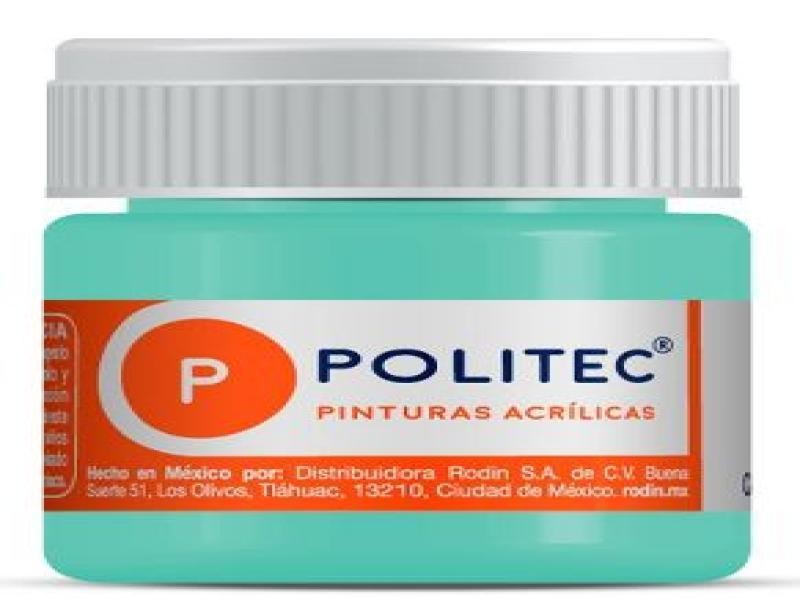 PINTURA ACRILICA POLITEC 30ML. VERDE PALID 333 E15 C90