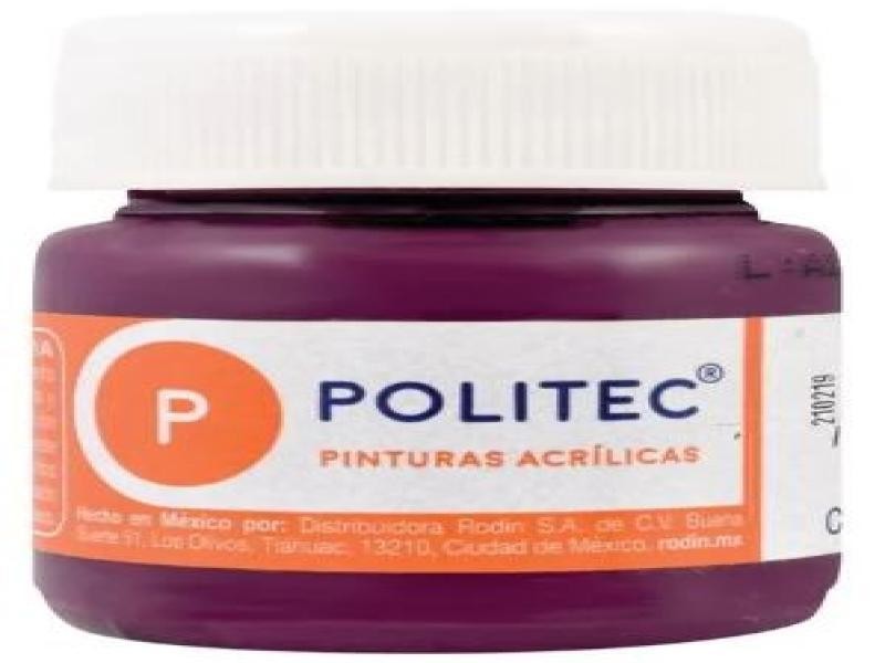 PINTURA ACRILICA POLITEC 30ML. MALVA 335 E15 C90
