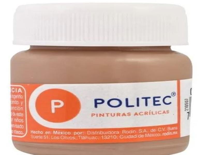 PINTURA ACRILICA POLITEC 30ML. CADMIO 341 E15 C90