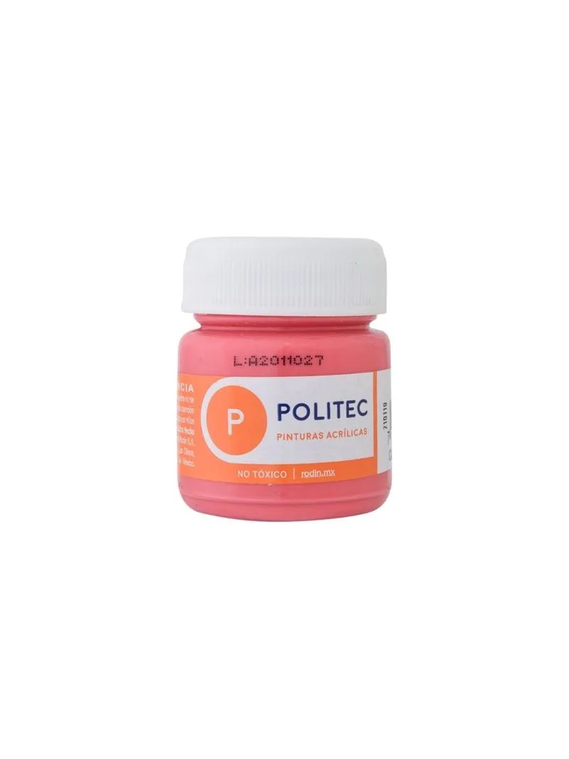 PINTURA ACRILICA POLITEC 30ML CORAL 344 E.15 C90