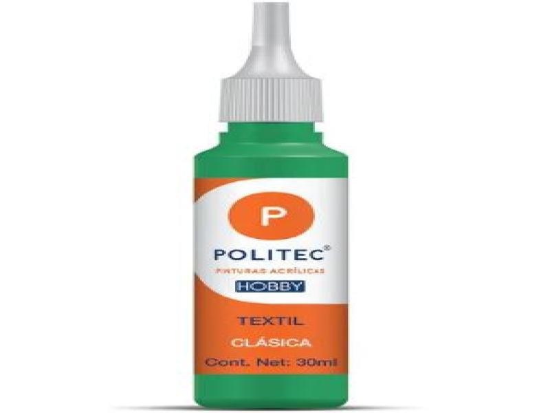 PINTURA TEXTIL CLASICA 30ML POLITEC VDE OLIVO E12 C240