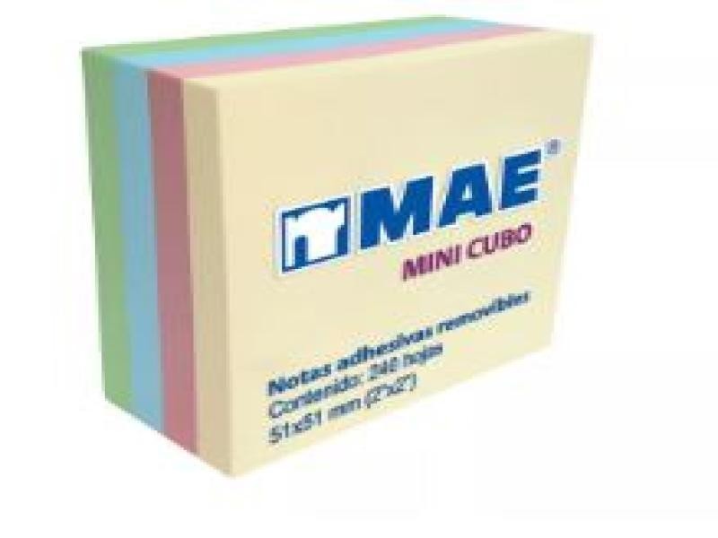 NOTAS ADH MAE 2X2 21204 MINI CUBO 240H PASTEL