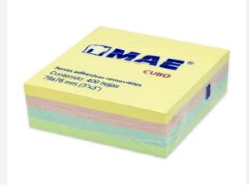 NOTAS ADH MAE 3X3 21013 CUBO 400H PASTEL