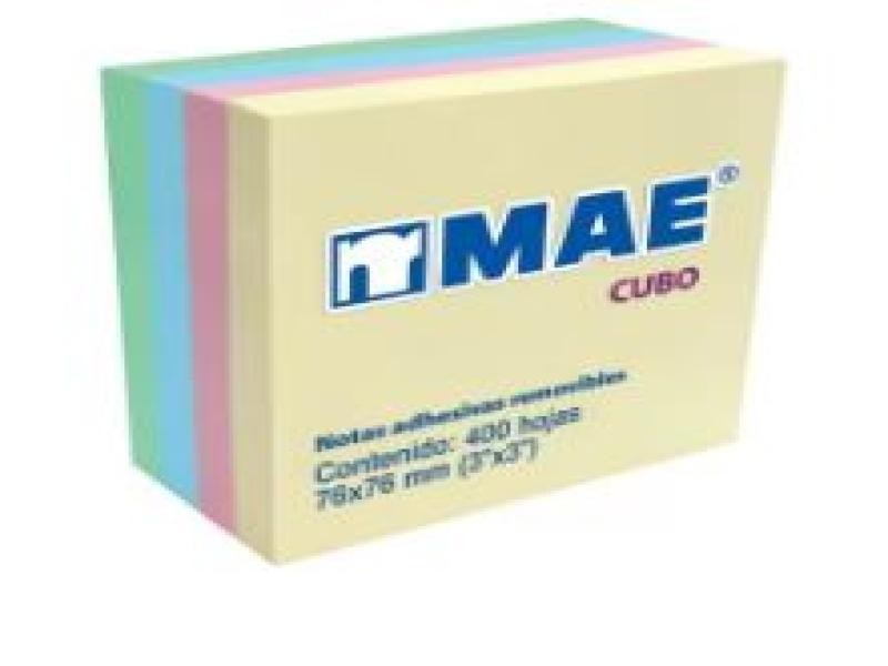 NOTAS ADH MAE 3X3 21013 CUBO 400H PASTEL