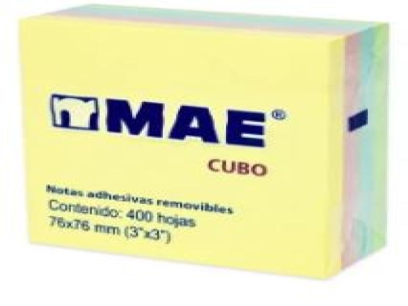 NOTAS ADH MAE 3X3 21013 CUBO 400H PASTEL