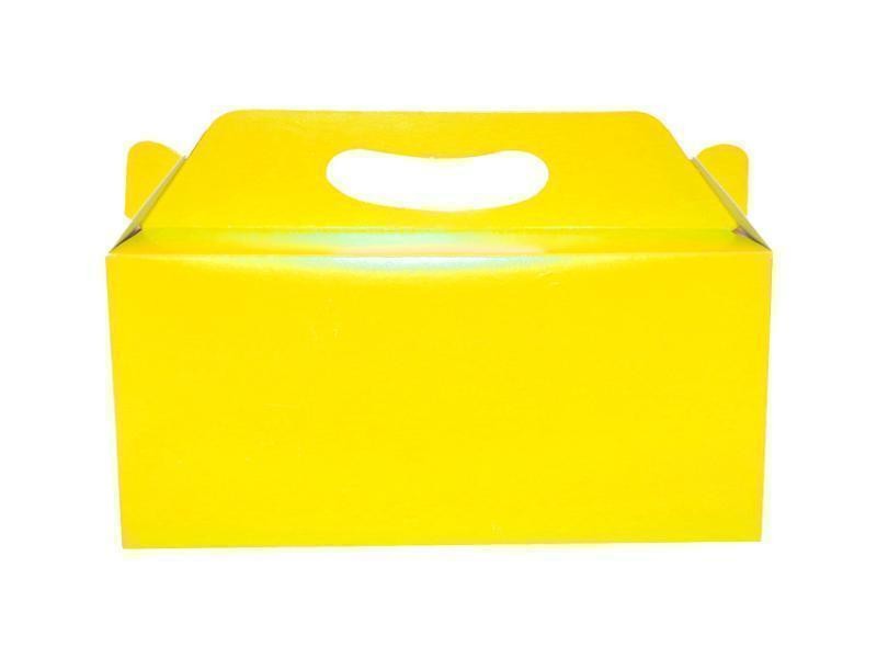 CAJA LONCHERA AMARILLO GOSTECH 19X11X8.5 CM. E.10