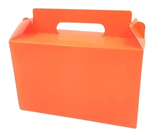 CAJA LONCHERA NARANJA GOSTECH 19X11X8.5 CM E.10