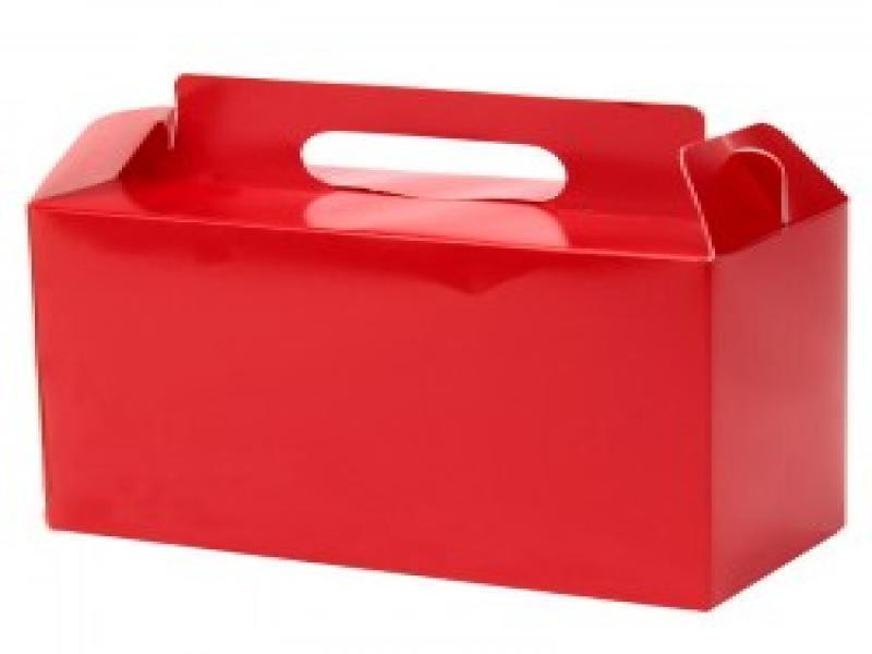 CAJA LONCHERA ROJO GOSTECH 19X11X8.5 CM. E.10