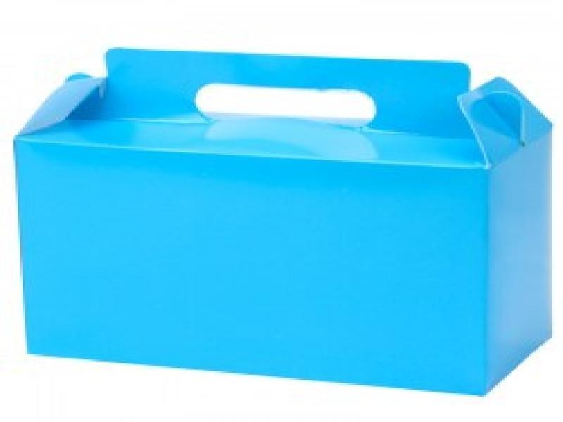 CAJA LONCHERA TURQUESA GOSTECH 19X11X8.5 CM E.10