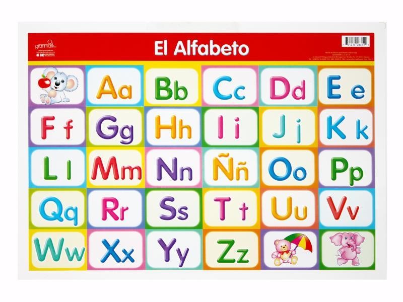 MINIPOSTER DID. 25X35CM. ALFABETO GRANMARK E.12 C.1200