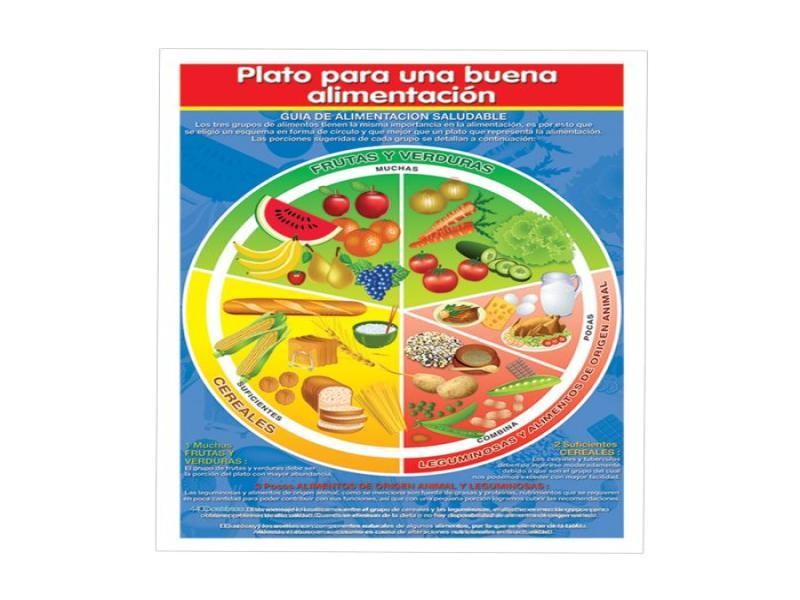 POSTER DID. 70X50CM. PLATO BUEN COMER GRANMARK E.6