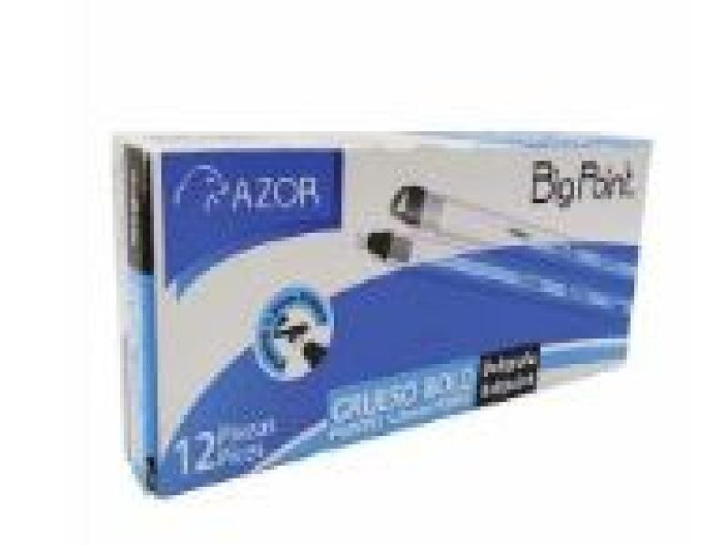 BOLIGRAFO BIG POINT 1.2MM NEGRO AZOR E12 C360