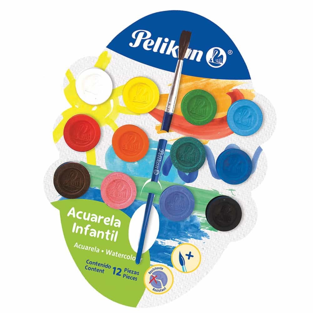 ACUARELA CARTON C12 PELIKAN C.70