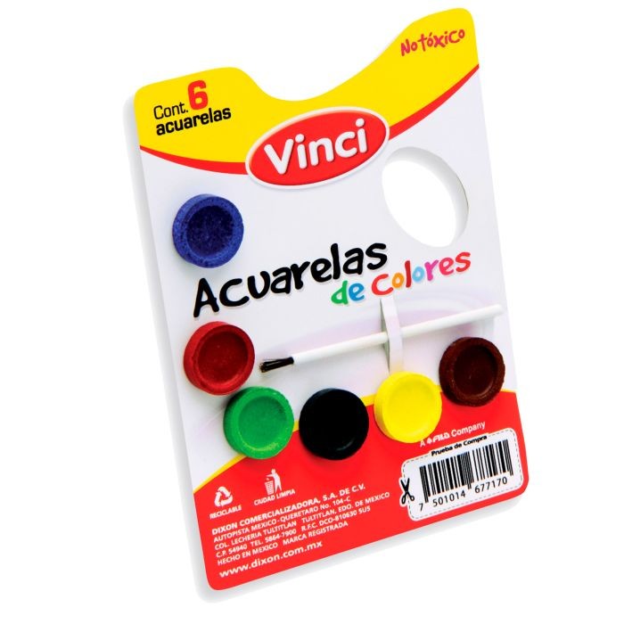 ACUARELA CARTON C6 VINCI C.200