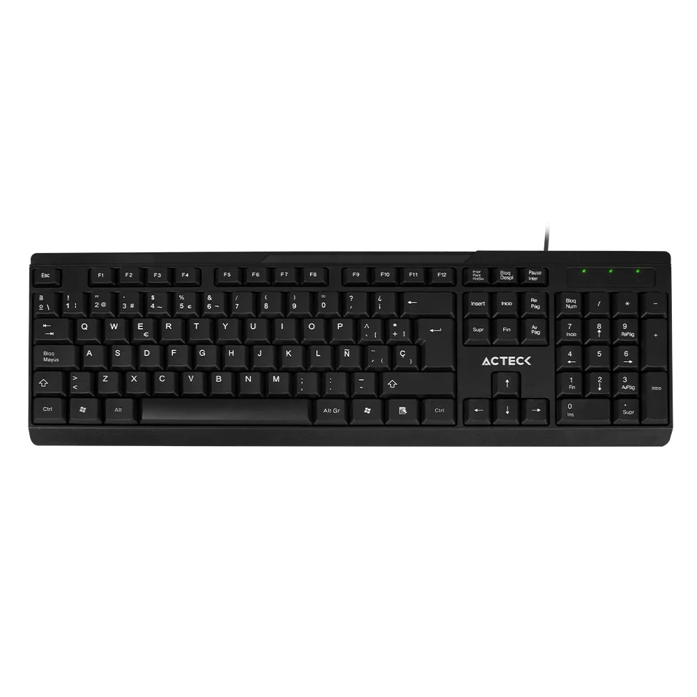 TECLADO ACTECK ALAMBRICO E.1