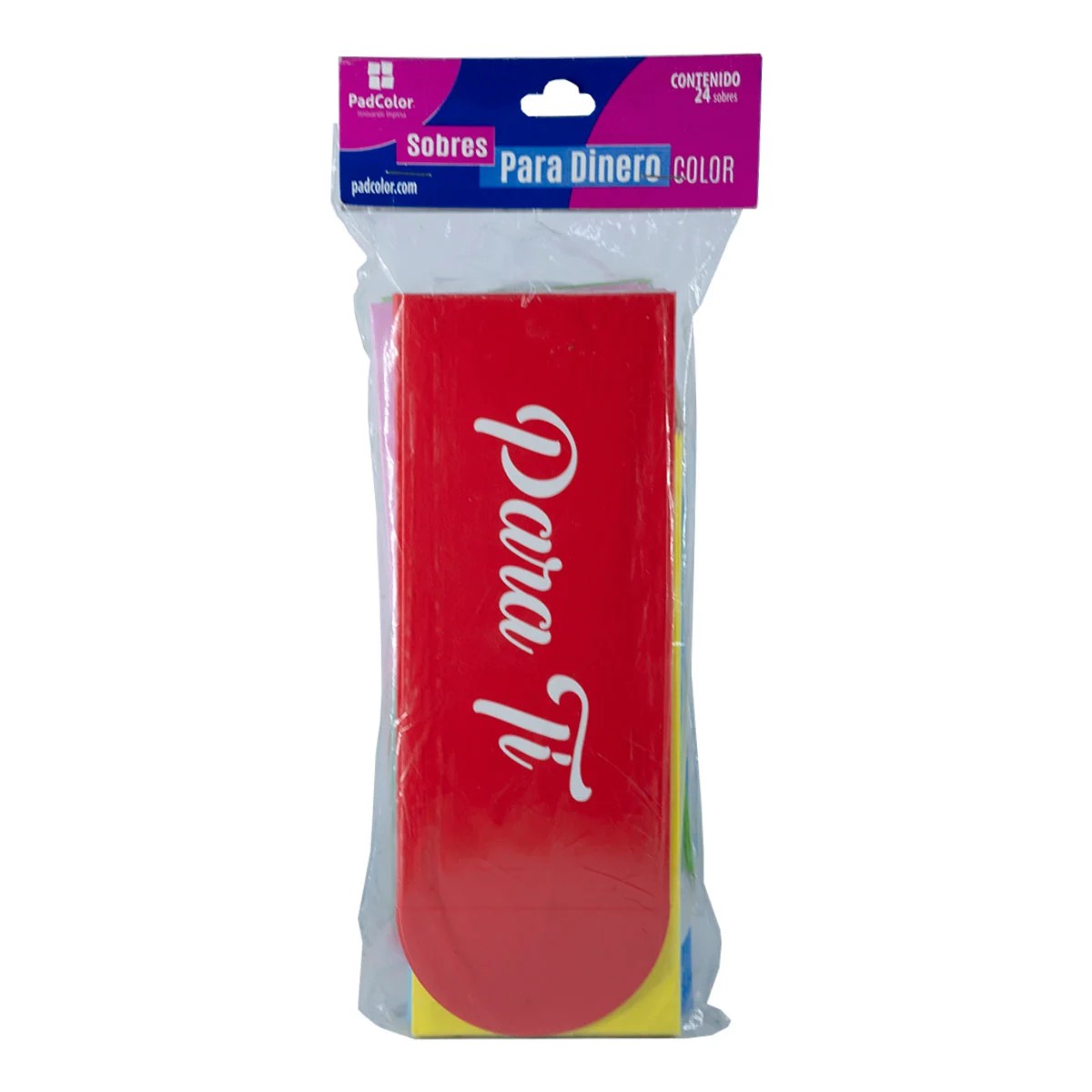 SOBRE PARA DINERO COLOR 2927 PADCOLOR PAQ C24 E.1