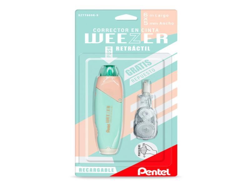 CORRECTOR CINTA 6.0MMX5MM PASTEL RETR.PENTEL BL.C1REP144