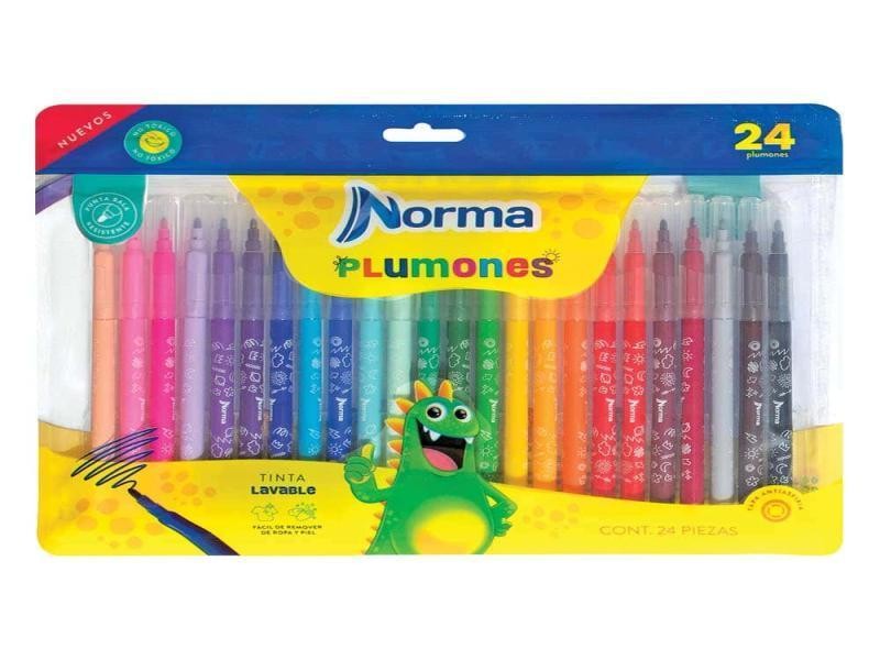 MARCADOR AGUA DELG. LAVABLE BOL.C24 588631 NORMA C.24