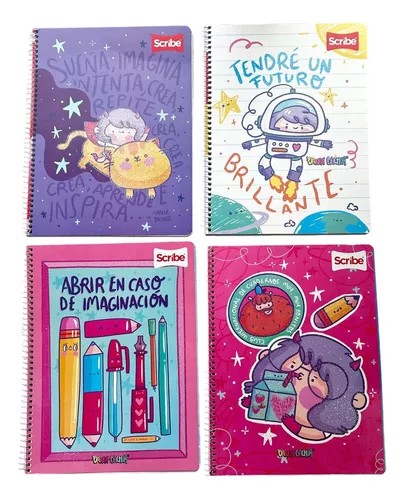 LIBRETA POCKET SUPER GIRL SCRIBE 6770 RAYA ESP. 80H. C.18