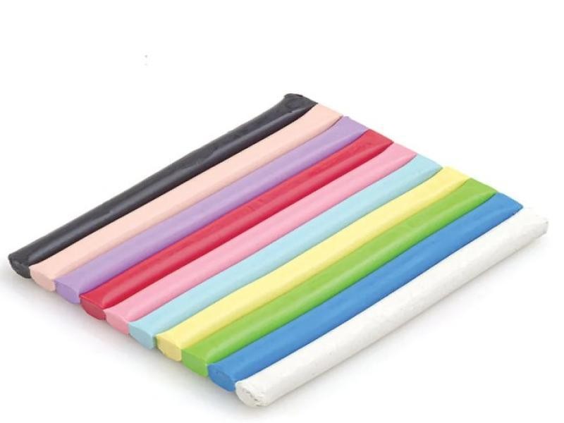 PLASTILINA C10 BARRAS COLORES PASTEL PELIKAN C.40