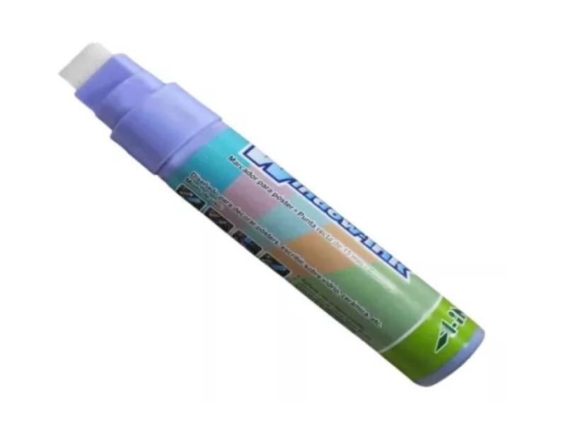 MARCADOR PVIDRIO EX. GRUESO WINDOW-INK LILA PASTEL12360