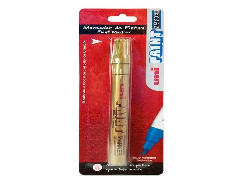 MARCADOR PERM. DELG. UNI-PAINT PX20 PRED. DORADO E12144