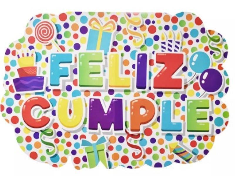 LETRERO FELIZ CUMPLEAÑOS GLOBOS 2301 PADI BOLSA C1 PZA. E25