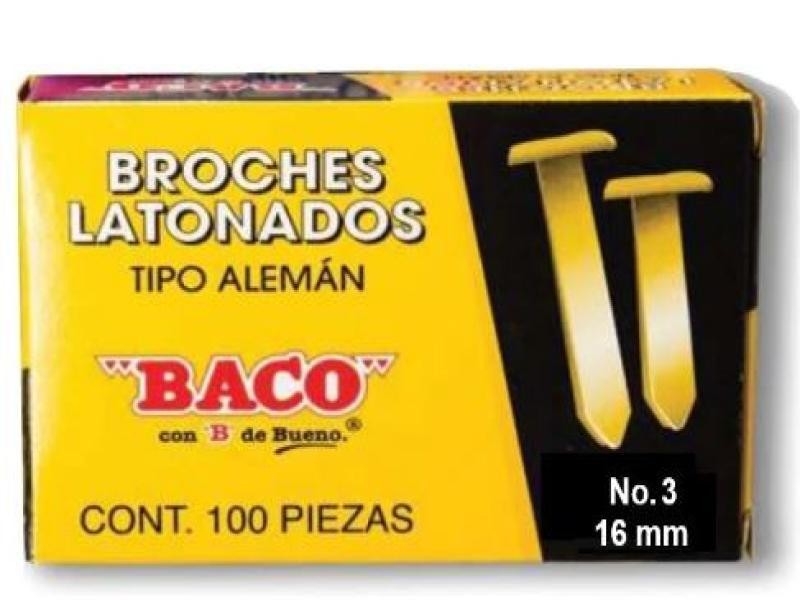 BROCHE ALEMAN 3 BACO CAJA C100 C.50